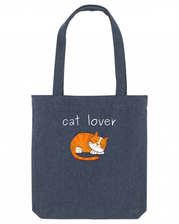 Cat Lover alb Midnight Blue