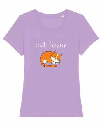 Cat Lover alb Lavender Dawn