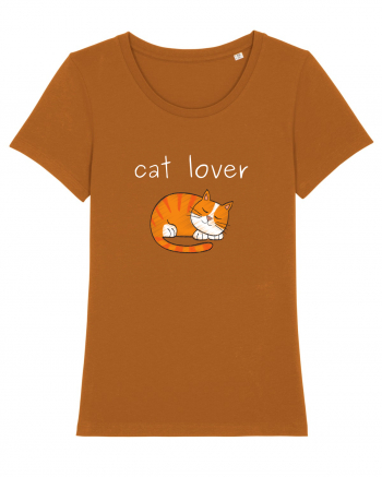 Cat Lover alb Roasted Orange