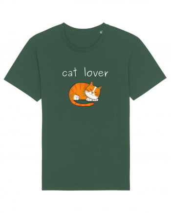 Cat Lover alb Bottle Green