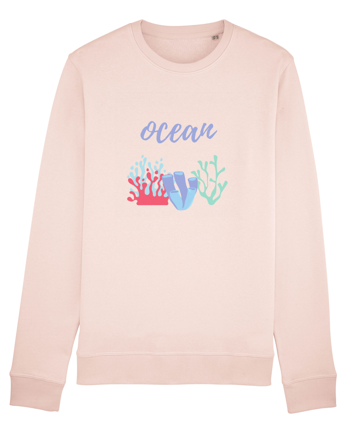 Bluză mânecă lungă Unisex Rise Candy Pink