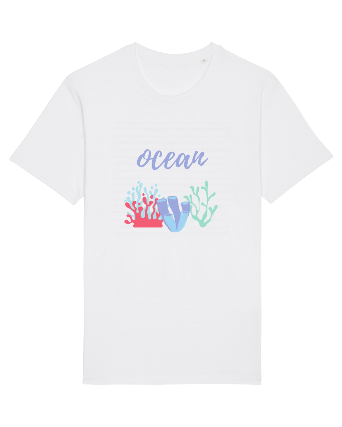 Tricou mânecă scurtă Unisex Rocker White