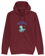 Octopus (caracatiță) Hanorac cu fermoar Unisex Connector