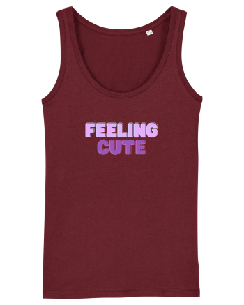 Feeling cute Burgundy