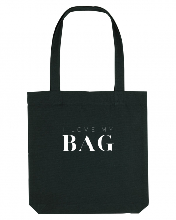 I love my bag - alb Black