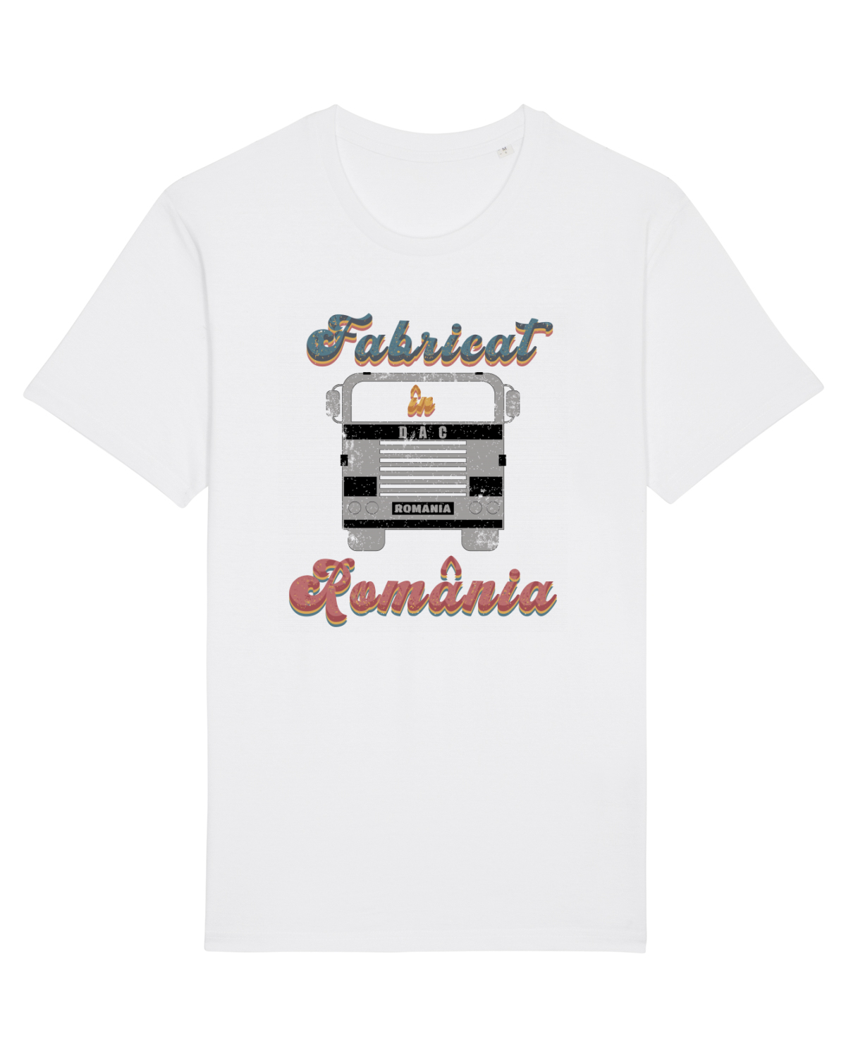 Tricou mânecă scurtă Unisex Rocker White