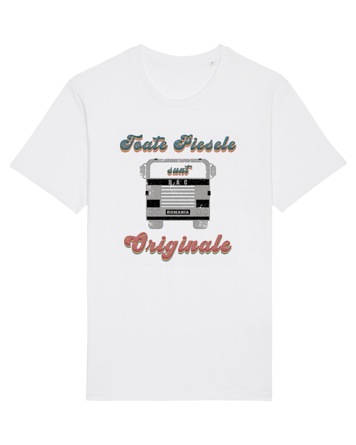 Tricou mânecă scurtă Unisex Rocker White