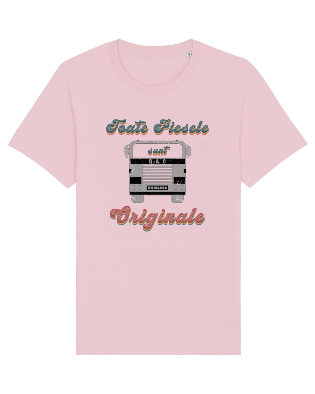 Tricou mânecă scurtă Unisex Rocker Cotton Pink