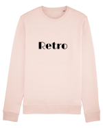 Retro text negru Bluză mânecă lungă Unisex Rise
