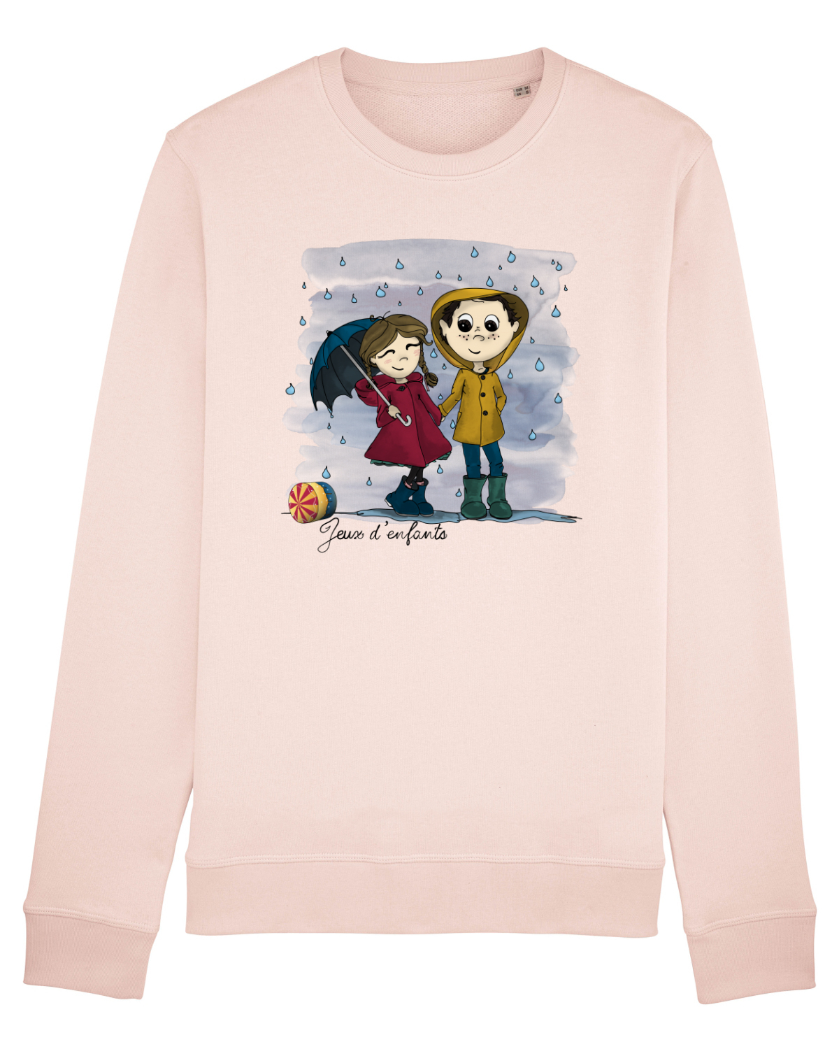 Bluză mânecă lungă Unisex Rise Candy Pink