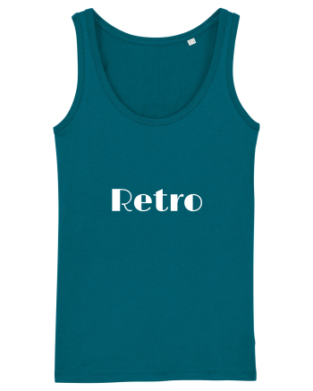 Retro text alb Ocean Depth