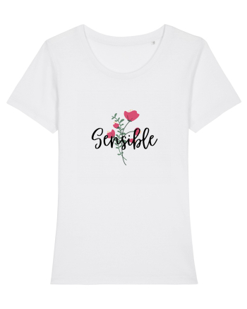 Sensible floare roșie White