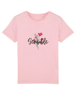 Sensible floare roșie Tricou mânecă scurtă  Copii Mini Creator