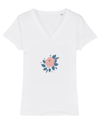 Floare roz White