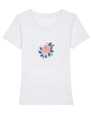 Floare roz White