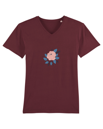Floare roz Burgundy