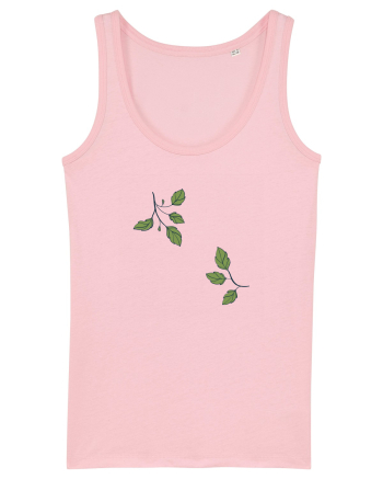 Frunze verzi Cotton Pink