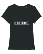 El Presidente - Spanish Tricou mânecă scurtă guler larg fitted Damă Expresser