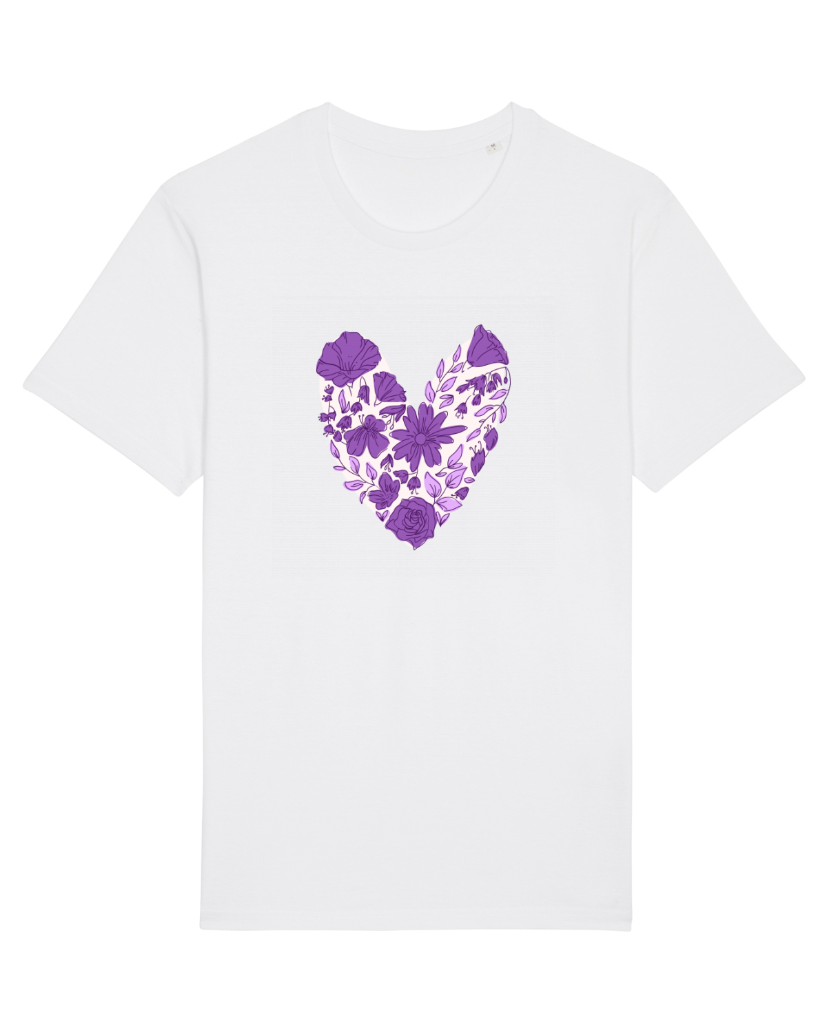 Tricou mânecă scurtă Unisex Rocker White