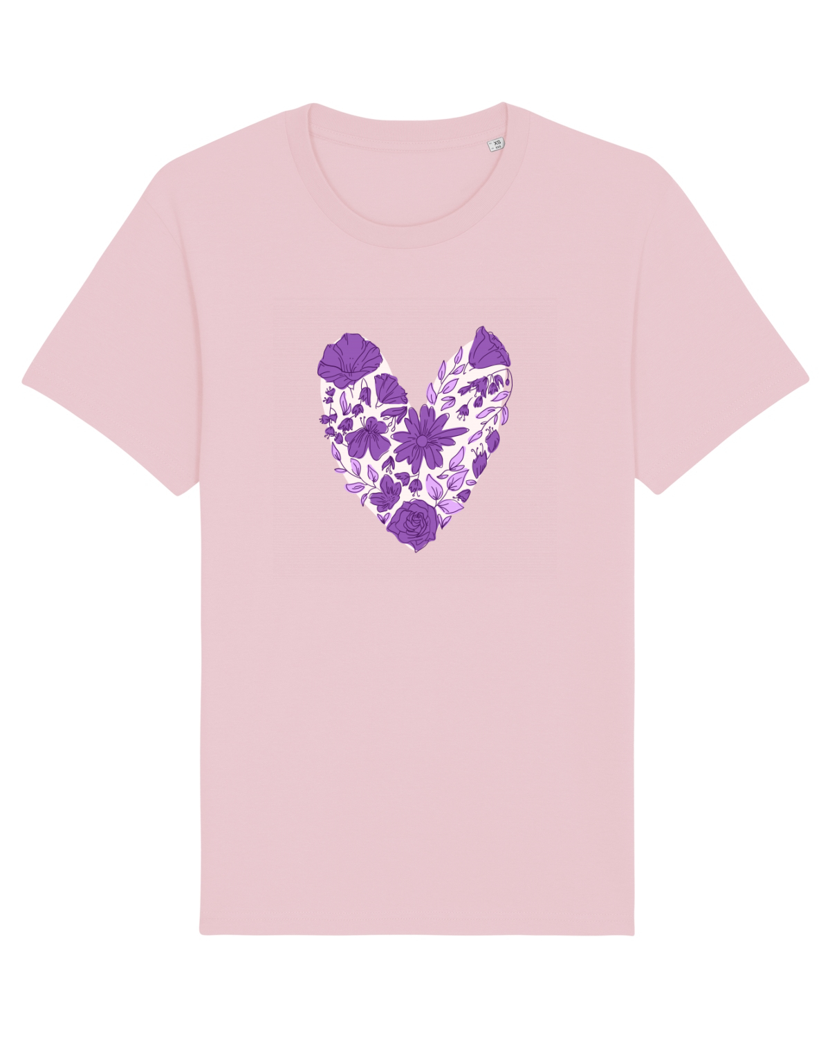 Tricou mânecă scurtă Unisex Rocker Cotton Pink