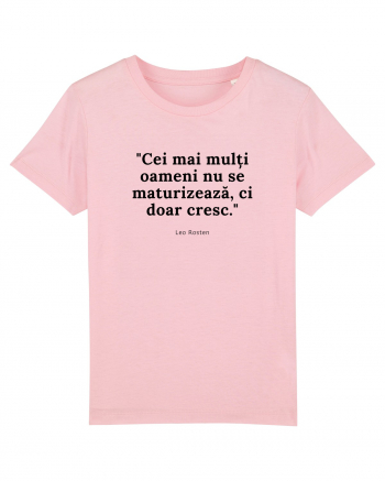 Citat Leo Rosten despre oameni Cotton Pink