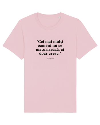 Citat Leo Rosten despre oameni Cotton Pink