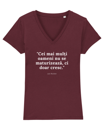 Citat Leo Rosten despre oameni Burgundy