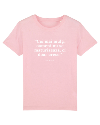 Citat Leo Rosten despre oameni Cotton Pink