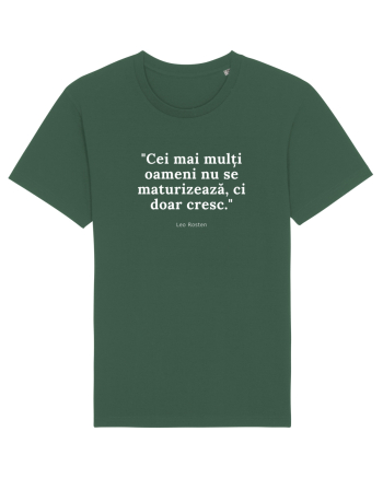 Citat Leo Rosten despre oameni Bottle Green