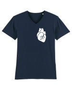 Heart Tricou mânecă scurtă guler V Bărbat Presenter