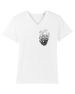 Explore your heart Tricou mânecă scurtă guler V Bărbat Presenter