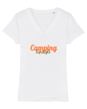 Camping lifestyle White