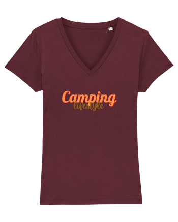 Camping lifestyle Burgundy