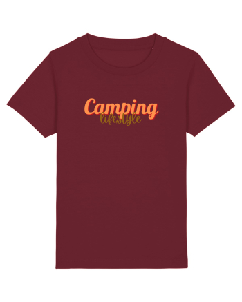 Camping lifestyle Burgundy