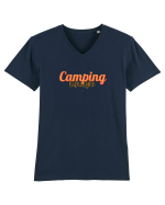 Camping lifestyle Tricou mânecă scurtă guler V Bărbat Presenter