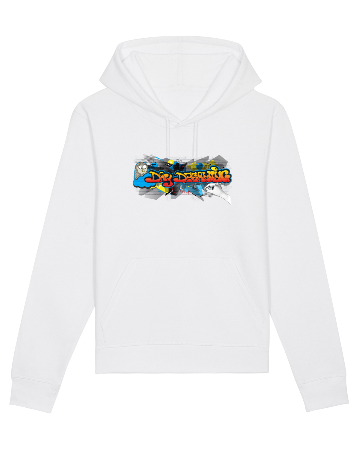 Hanorac Unisex Drummer White