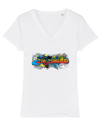 Daydreaming graffiti White