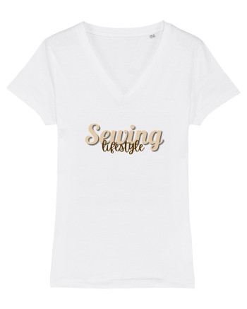 Sewing lifestyle White