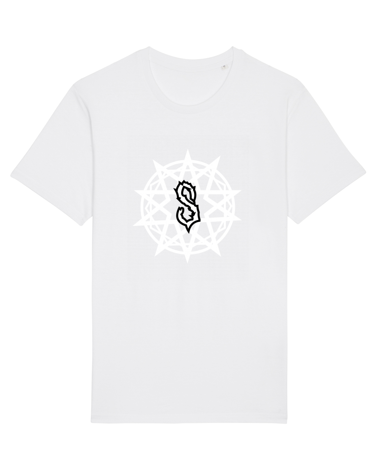 Tricou mânecă scurtă Unisex Rocker White