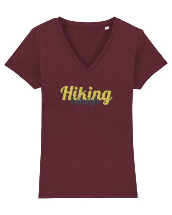 Hiking lifestyle Burgundy