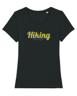 Hiking lifestyle Tricou mânecă scurtă guler larg fitted Damă Expresser