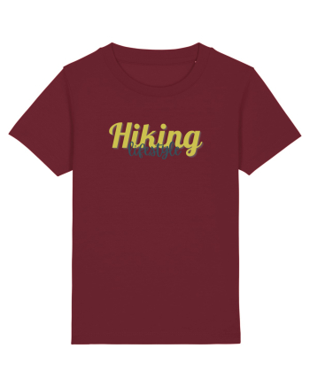 Hiking lifestyle Burgundy
