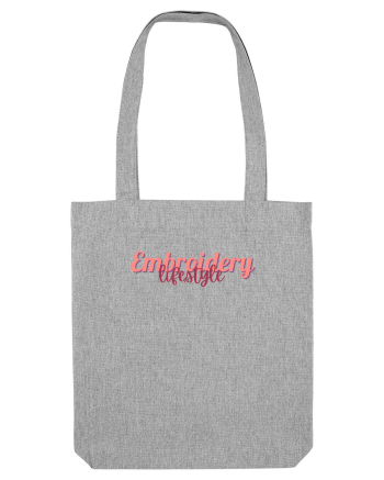 Embroidery lifestyle Heather Grey