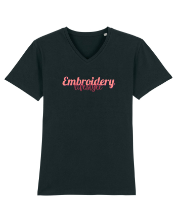 Embroidery lifestyle Black