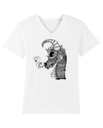 Dragon Tricou mânecă scurtă guler V Bărbat Presenter