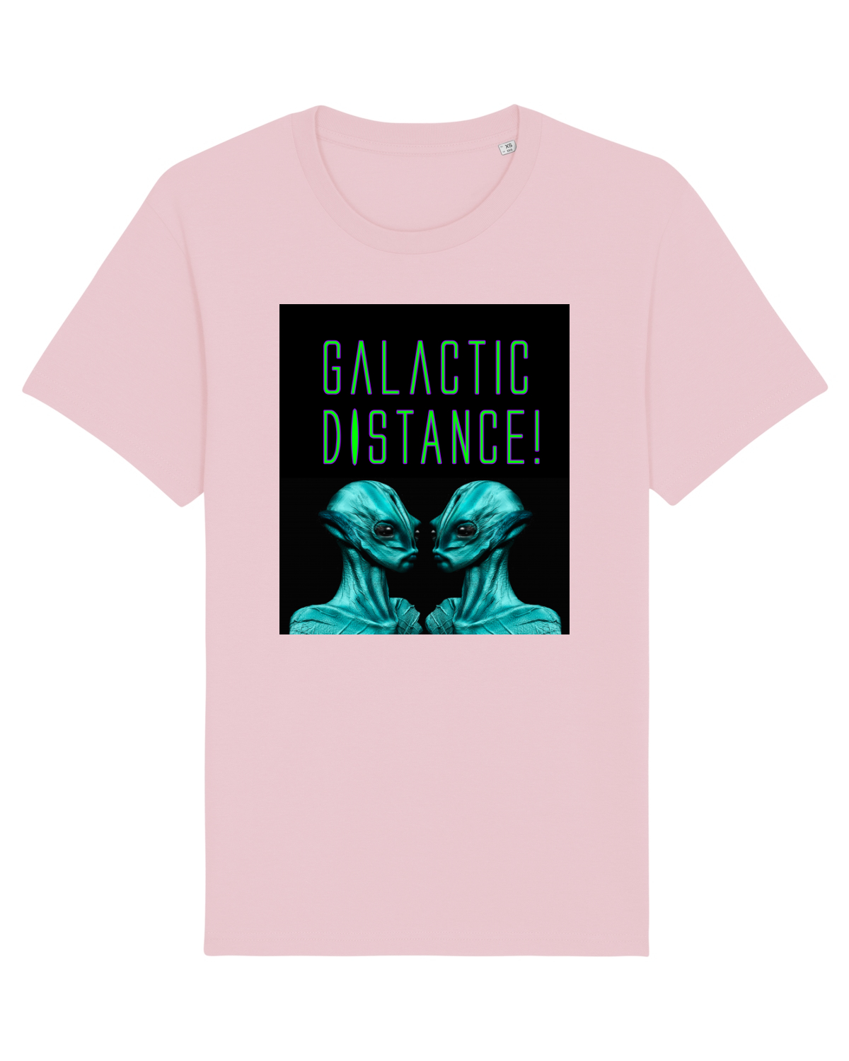 Tricou mânecă scurtă Unisex Rocker Cotton Pink