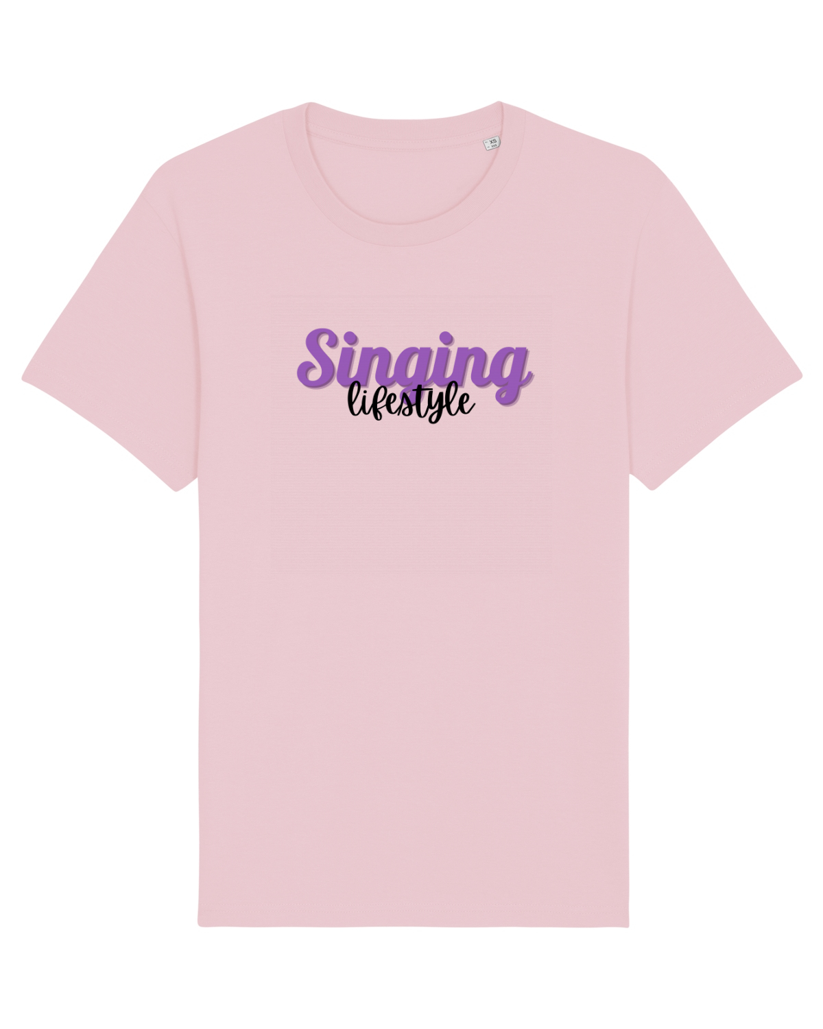 Tricou mânecă scurtă Unisex Rocker Cotton Pink