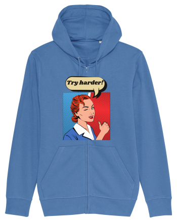 Retro Comic Book  Bright Blue