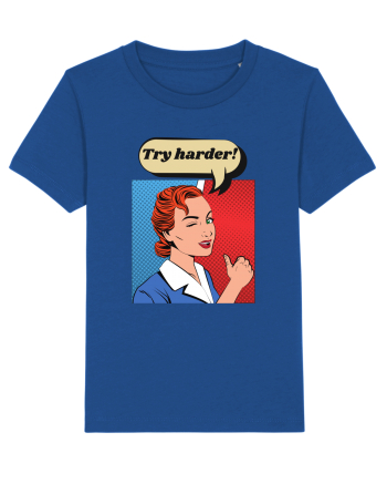Retro Comic Book  Majorelle Blue