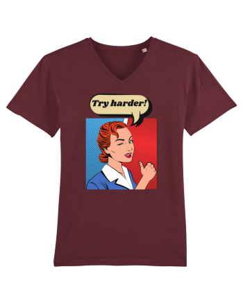 Retro Comic Book  Burgundy